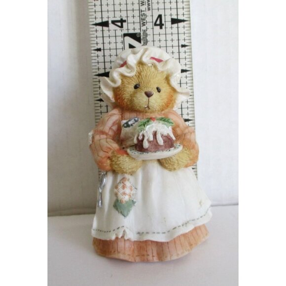 Vintage Cherished Teddies Mrs. Cratchit Figurine Holiday Collectible Decor - Picture 6 of 7